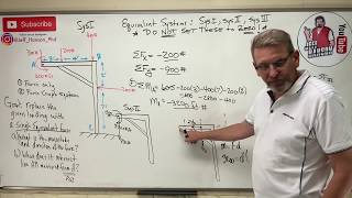 Statics: Lesson 28 - Equivalent Systems, Further Simplification