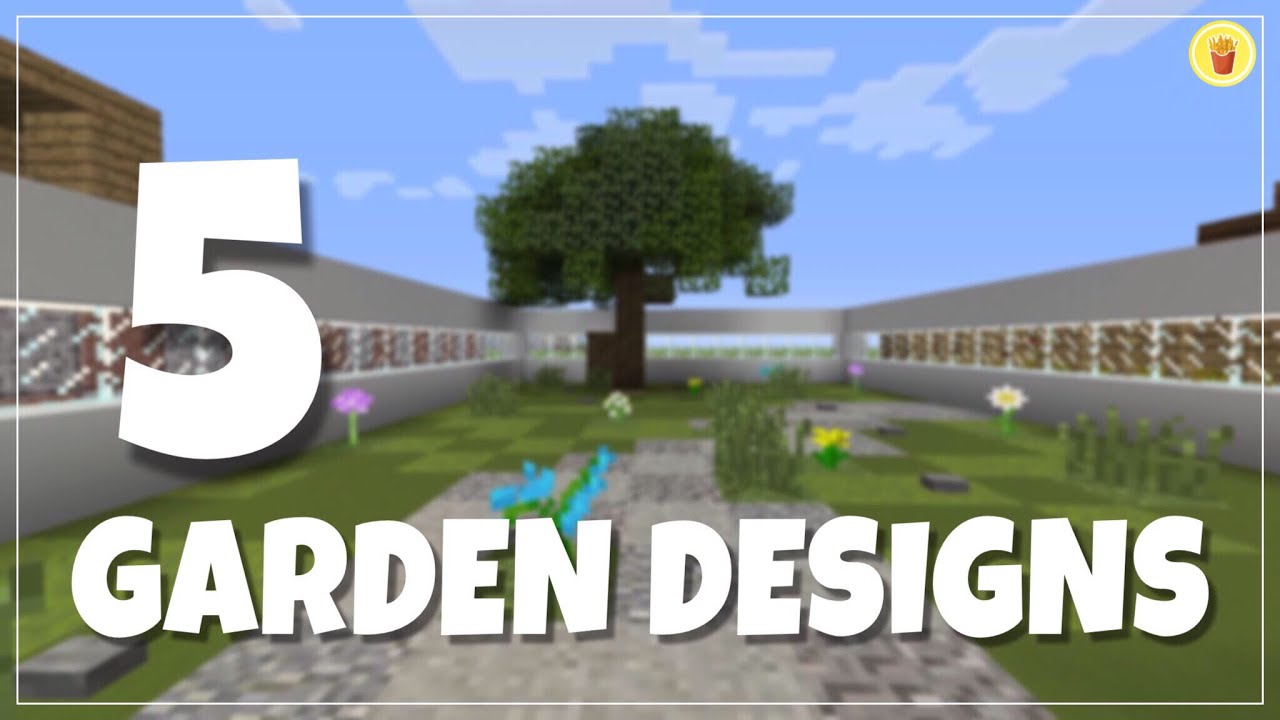Minecraft | 5 Garden Designs | PS4
