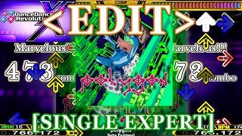【DDR XX / EDIT】 polygon [SINGLE EXPERT] Lv.16