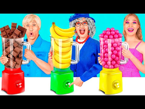 Barbie vs Grandma Cooking Challenge | Delicious Recipes by Fun Challenge