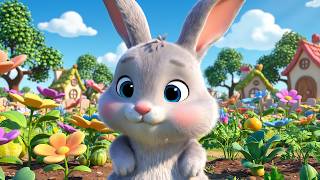 Rabbit Song for Kids 🐇 | Cute Rabbit Hop in Garden | Nursery Rhymes & Baby Songs