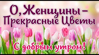 🌷🌷🌷 ЖЕНЩИНЫ-ЦВЕТЫ! С ДОБРЫМ УТРОМ! Красивый стих о красоте женщин!