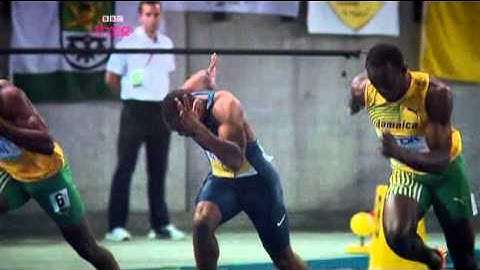 Michael Johnson describes the 100 meters