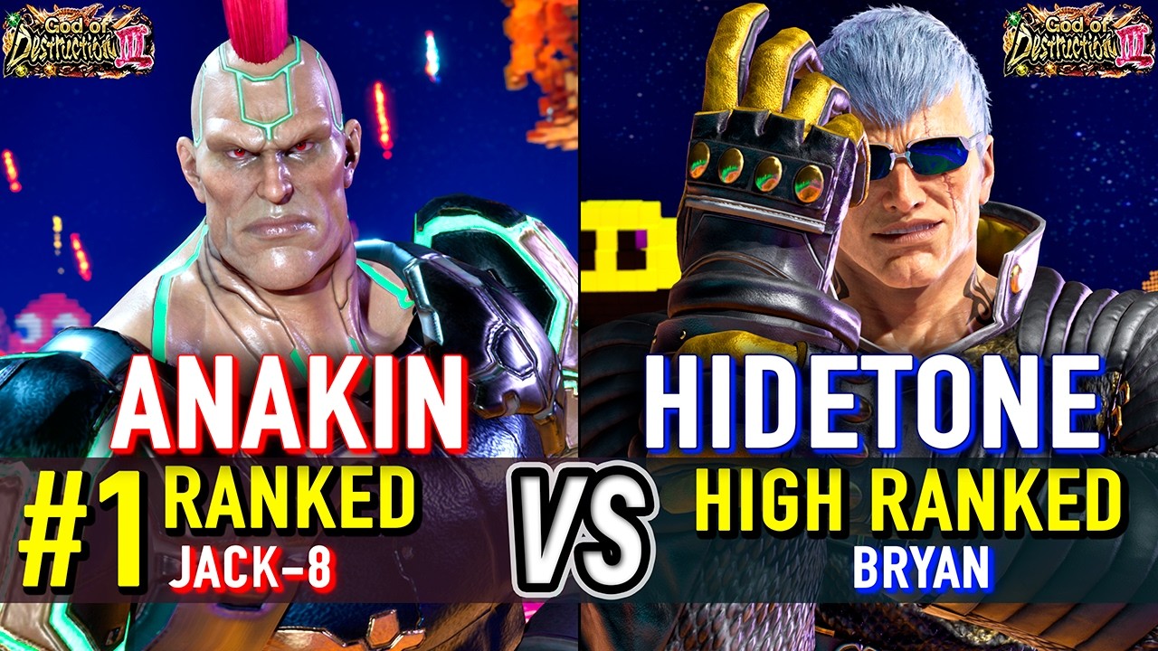 T8 🔥 ANAKIN (#1 Ranked Jack-8) vs HIDETONE (Bryan) 🔥 Tekken 8 High Level Gameplay