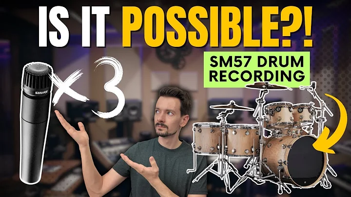 Get A TOP-TIER Drum Sound With 3 SM57s | Drum Recording Techniques