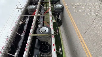 Secure stacked trailers