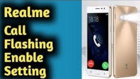 How To Enable Flash On Call In Realme Android 👍 | Realme Android में फ्लैश ऑन कॉल ENABLE कैसे करें |