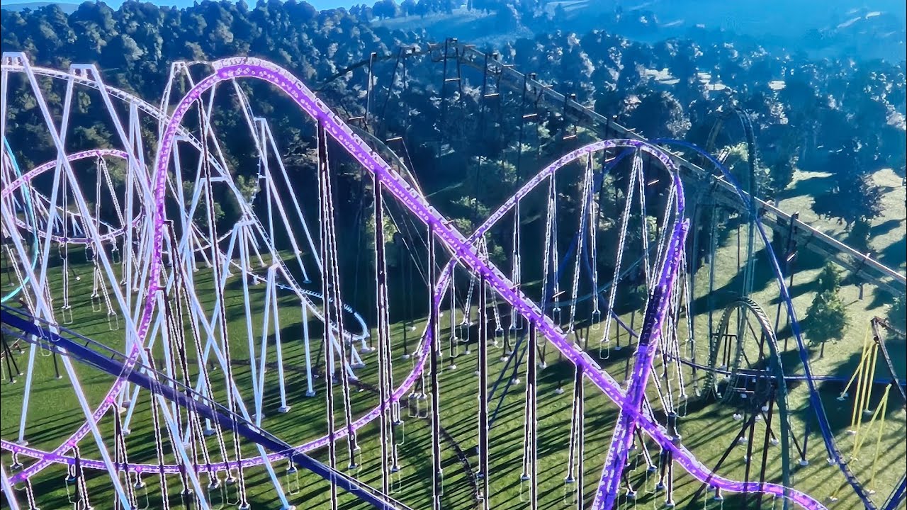 I created a Intamin Mega Coaster on Planet Coaster 2 (99 Park)