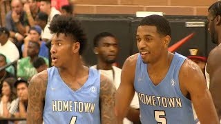 Kevin Porter Jr & DeAnthony Melton INTENSE BATTLE for a spot in the Drew League Playoffs