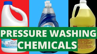 Pressure Washing Chemicals