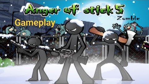 🎮 Anger of Stick 5: Zombie Gameplay 🔥 | Full Action Fight 🧟 | Long Video 🎥 #longvideo#AngerOfStick5 