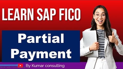 Partial payment in sap fico || Call or WhatsApp me @ +91 7416797921 #sapfinance #sap