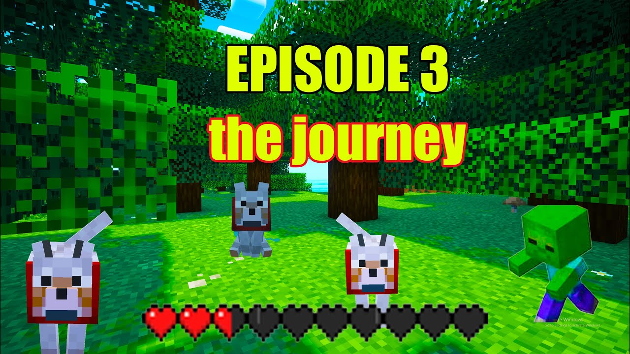 Let's play Minecraft EPISODE 3 - the journey - YouTube