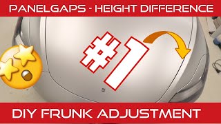 HOW TO ADJUST YOUR FRUNK GAPS AND POSISITON EASY by FrostyFingers 17,088 views 4 years ago 8 minutes, 21 seconds