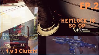 My Insane Clutch with a Hemlock and a Revive! Apex Legends Road To Predator Ep.2