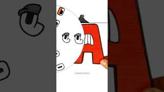 Paper Alphabet Lore A | Eyes #shorts