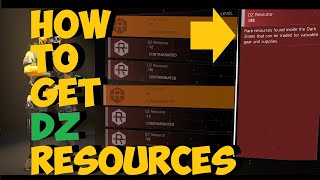 How to get DZ Resources in The Division 2