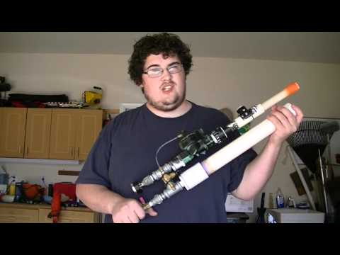 How to: build a fully automatic PVC paintball gun - part 8: test fire