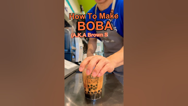 making the BEST tiny BROWN SUGAR BOBA MILK TEA #shorts #food