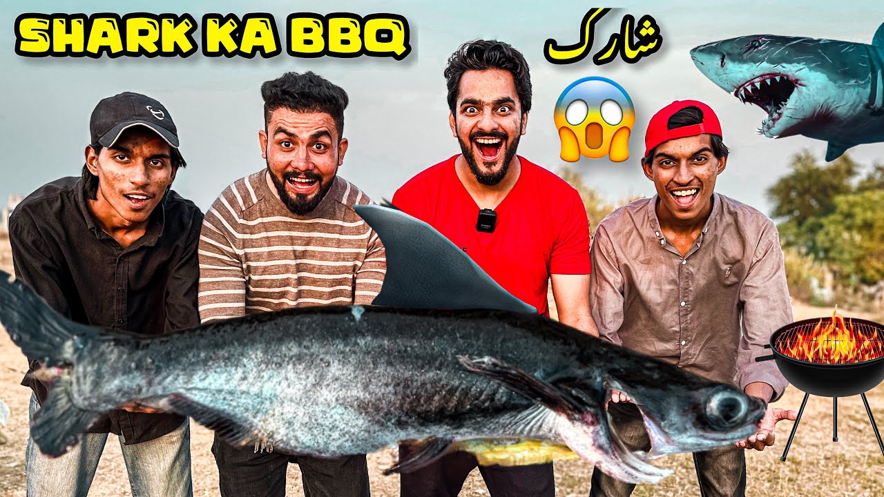 ALHAMDULILLAH 20 Hazar ki SHARKS KA BBQ BNA LIA🦈😍| Mishkat Khan | The Fun Fin