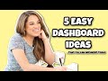 HOW TO USE YOUR ERIN CONDREN DASHBOARD PAGES (5 EASY SETUP IDEAS)