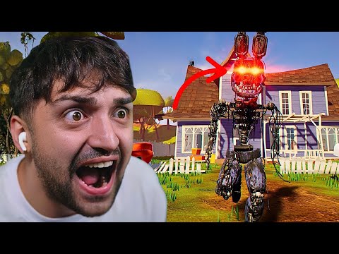 MY EVIL NEIGHBORHOOD CAN'T TAKE HIS EYES OFF ME! (Hello Neighbor Bonnie Mode)