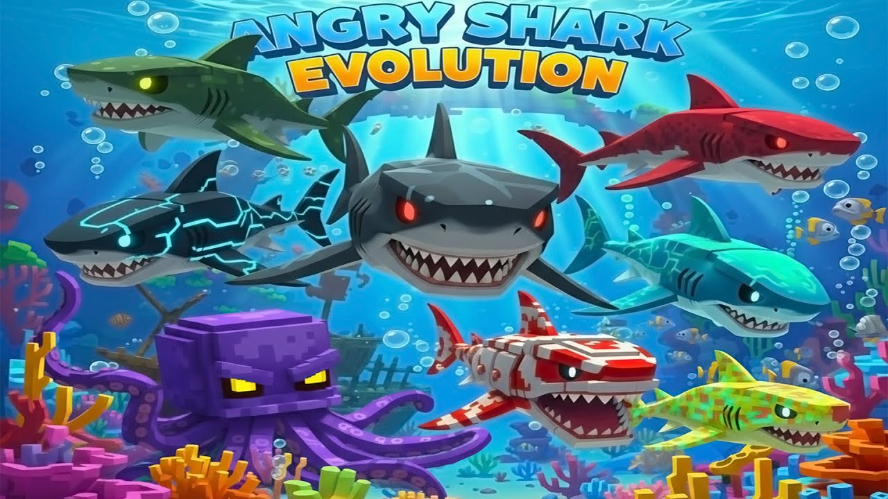 Ultimate Ocean Predator Unleashed – Level 22 Angry Shark Evolution with ...
