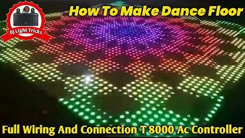 How To Make Pixel LED Dance Floor || Pixel Led WS2811 Floor Wiring connection || Dj Light Tricks
