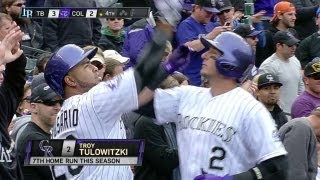 TB@COL: Tulo goes deep to pull Rockies within a run