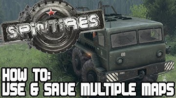 LOAD, SAVE & BACKUP MULTIPLE MAPS | Spintires Launcher | OFF-ROAD SIMULATOR
