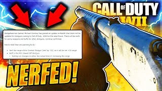 WOAH! SHOTGUNS NERFED AND BUFFED IN COD WW2! COD WW2 SHOTGUN BUFFS AND NERFS IN UPDATE PATCH 1.09!