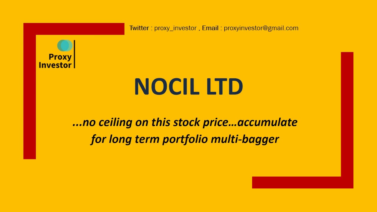 NOCIL Ltd - a long term portfolio share