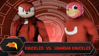 TAW - Knuckles vs Ugandan Knuckles - 4/28/24 WWE 2K18
