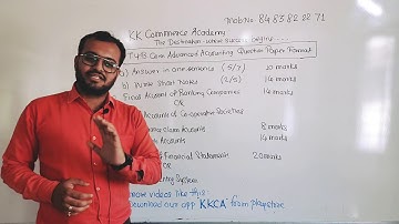 T.Y.B.Com Advanced Accounting Question Paper Pattern