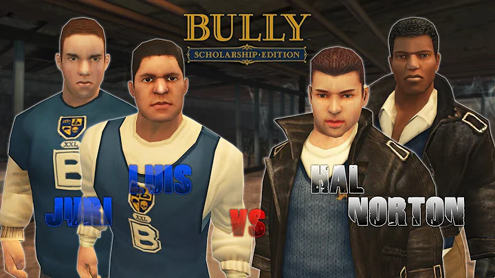 Bully SE: Luis & Juri (Jocks) VS Norton & Hal (Greasers)