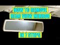 How to remove interior rear view mirror (rain sensor) VW Golf Mk5, Jetta, Passat in 7 steps