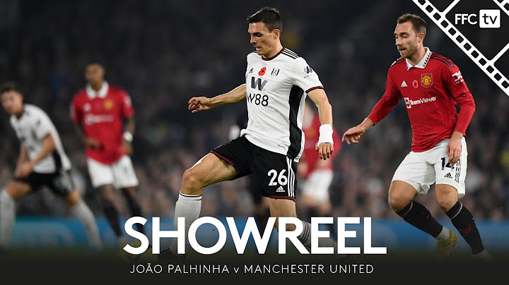 SHOWREEL | João Palhinha Tackling Masterclass Against Man Utd! 😱