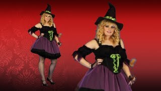 Plus Size Vixen Witch Halloween Costume