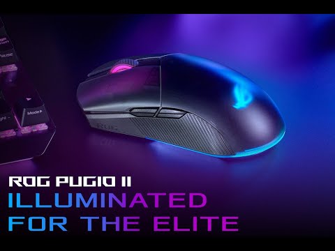 ROG Pugio II - Wireless gaming mouse with tri-mode connectivity and configurable side buttons | ROG