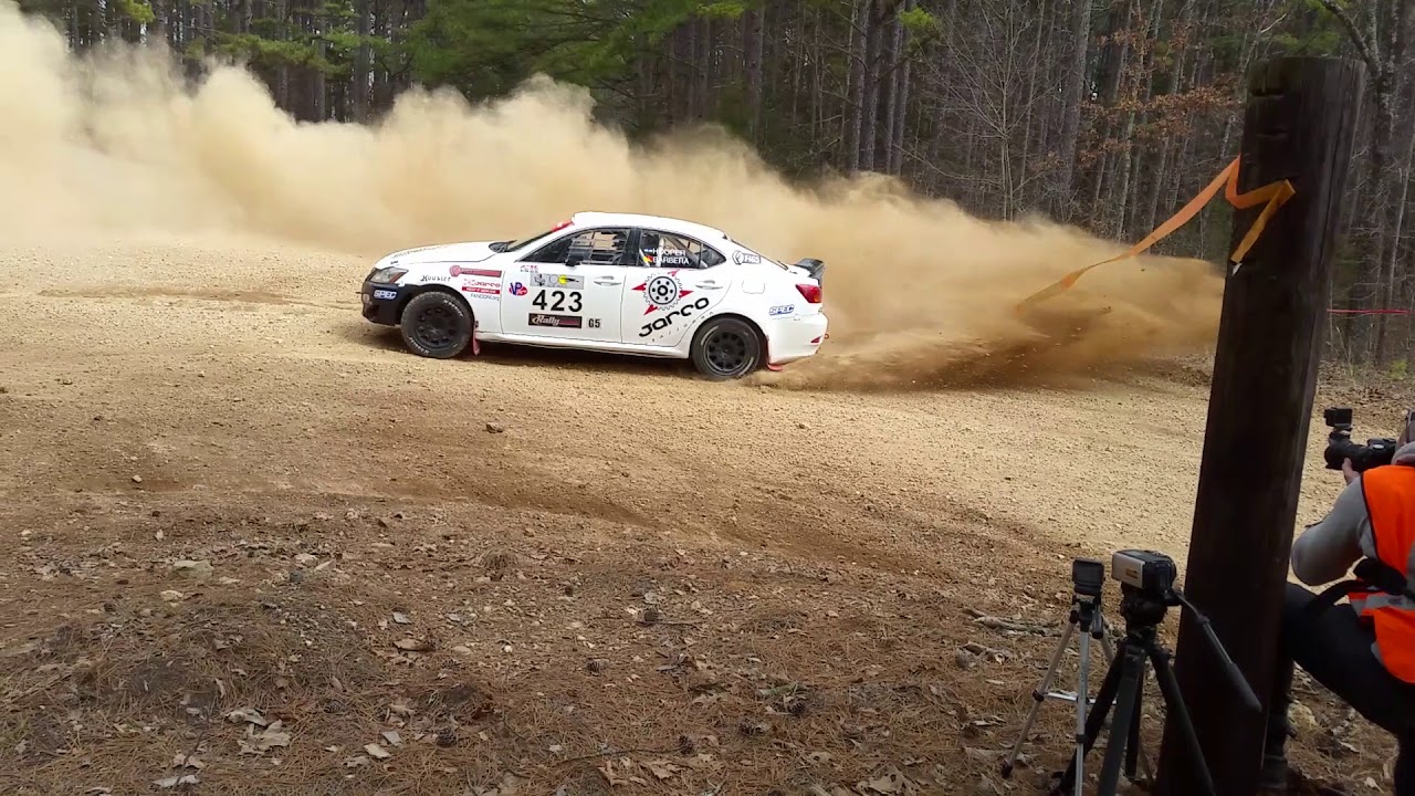 Rally 100aw Lexus IS350 2018/16/3 - YouTube
