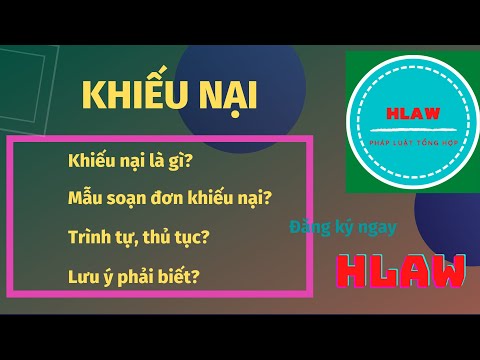 Video: Cách Nộp đơn Khiếu Nại Phán Quyết