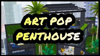 POP ART PENTHOUSE I SPEEDBUILD // The Sims 4