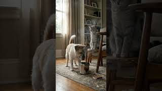 Dog vs Cat: The Mysterious Container Explosion 😱🐶🐱  Moment”#youtubeshorts #comedyshorts
