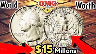 "1990 U.S. Quarter Worth $15,000? | Rare Coin That Could Make You Rich!"Coin & History