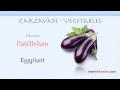 Vegetables Vocabulary / Learn Albanian and Pronunciation