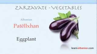 Vegetables Vocabulary / Learn Albanian and Pronunciation