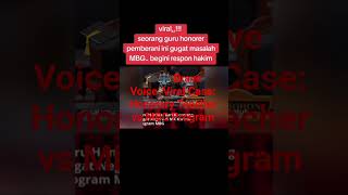 🎓⚖️ Brave Voice, Viral Case: Honorary Teacher vs MBG Program
