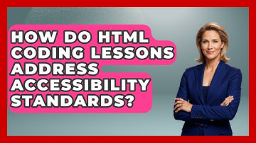 How Do HTML Coding Lessons Address Accessibility Standards? | Simple HTML Studio News