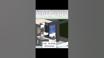 How to Hide and Unhide Elements Quickly | Revit Architecture Shortcuts