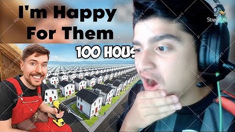 MrBeast | I Built 100 Homes And Gave Them Away! (Reaction)